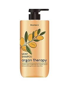 Deoproce Argan Therapy Moist Shampoo - Шампунь для волос с аргановым маслом 1000 мл